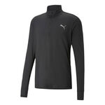 Puma Oblečenie Puma Run Favorite 1/4 Zip Bežeck&eacute; Tričko Muži-Čern&aacute;