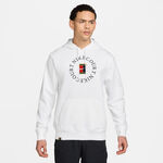 Nike Oblečenie Nike Court Dri-Fit Heritage Hoody Muži - b&iacute;l&aacute;, čern&aacute;