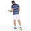 Ocean AOP Stripe Tournament Polo