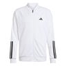 3 Stripes Knit Tréninková Bunda Muži-Bílá,Černá