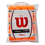 Wilson Vrchn&iacute; omot&aacute;vky Wilson Burn Pro Overgrip 12ks Baleni-Oranžov&aacute;