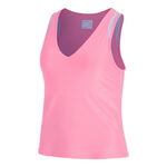 Lucky in Love Oblečenie Lucky in Love Shimmer V-Neck Sportovní Tílko Dámy-Růžová