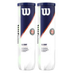 Tenisové Míče Wilson Roland Garros All Court Ball 4er Bi Pack