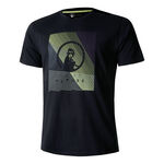 Quiet Please Oblečenie Quiet Please Linear Tričko Muži-Tmavě Modrá