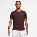 Nike Oblečenie Nike Court Dri-FIT Advantage Tričko Muži - tmavě červená, bílá