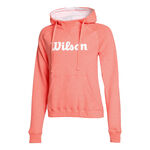 Wilson Oblečenie Wilson Script Hoody Dámy-Korálová