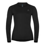 Odlo Oblečenie Odlo Active Warm Eco BI Top Crew Neck S Dlouhým Rukávem Dámy - Černá