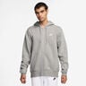 Club Bb Full-Zip Mikina S Kapucí Muži-Šedá