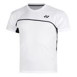 Yonex Yonex CREW NECK Tričko Muži-b&iacute;l&aacute;, tmavě modr&aacute;