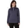 Core Winter 1/2 Zip Bežecké Tričko Dámy-Modro-šedá