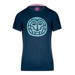 Tenisové Oblečení BIDI BADU Ummi Lifestyle Tee - dark blue