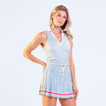 Lucky in Love Oblečenie Lucky in Love Pinstripe Lanes P&oacute;lo D&aacute;my - b&iacute;l&aacute;, čern&aacute;