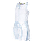 Nike Oblečenie Nike Court Dri-Fit Slam Šaty Dámy-Bílá,Světle Šedá
