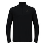 Odlo Bežeck&eacute; tričko Odlo Essential 1/2 Zip Bežeck&eacute; tričko Muži-čern&aacute;, čern&aacute;