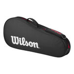 Tenisové Tašky Wilson ADVANTAGE 2025 3PK RACKET BAG BLACK