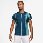 Nike Oblečenie Nike Court Victory Dri-Fit Print Tričko Muži - petrolejová, bílá