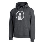 Quiet Please Oblečenie Quiet Please Endlessly Washed Out Loose Fit Hoody Muži-Antrazitová,Bílá