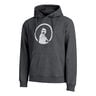Endlessly Washed Out Loose Fit Hoody Muži-Antrazitová,Bílá
