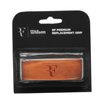 Wilson Základní griphy Wilson RF Premium Replacement Grip 1ks V Balení-Hnědá