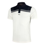 Tenisové Oblečení Wilson M All Seasons Polo Stripe Classic Navy/Sandrift Stripe