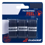 Babolat Vrchn&iacute; omot&aacute;vky Babolat Pro Response 3ks V Baleni-Čern&aacute;