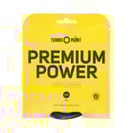 Tenisové Struny Tennis-Point Premium Power 12m black
