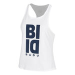 BIDI BADU Oblečenie BIDI BADU Crew Logo Sportovn&iacute; T&iacute;lko D&aacute;my-B&iacute;l&aacute;