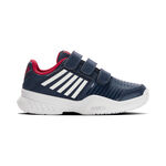 K-Swiss Tenisová obuv K-Swiss Court Express Strap Omni Obuv Na Všechny Povrchy Děti-Tmavě Modrá,Bílá