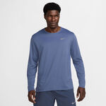 Nike Oblečenie Nike Dri-Fit UV Miler Bežecké tričko Muži - modrá, stříbrná