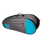 Tenisové Tašky Wilson TEAM 6PK Blue/Grey