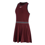 Nike Oblečenie Nike Court Dri-FIT Slam Šaty Dámy-Tmavě Červená