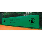 Tennis-Point Potřeby pro údržbu hřiště Tennis-Point Quiet Please 12x2m Zástěna-Zelená