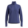 Essential Thermal Midlayer 1/2 Zip Bežecké Tričko Dámy-Modrá