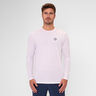 Crew Roundneck S Dlouhým Rukávem Muži-Bílá
