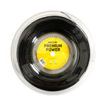 Tenisové Struny Tennis-Point Premium Power 220m black