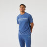 Classic Print Tričko Muži-modr&aacute;