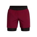 Oblečenie Under Armour Peak Woven 2in1 Sts-RED Shorts