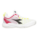 Diadora Tenisová obuv Diadora Speed Blushield Fly 4+ Obuv Na Všechny Povrchy Dámy-Bílá,Neonově Žlutá