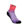 Performance Run Quarter Running socks Unisex - červená, fialová