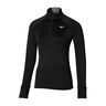 Warmalite Half-Zip Bežeck&yacute; Top D&aacute;my-Čern&aacute;,Čern&aacute;