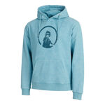 Quiet Please Oblečenie Quiet Please Create Washed Out Loose Fit Hoody Muži-Světle Modrá,Petrolejová