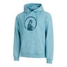 Create Washed Out Loose Fit Hoody Muži-Světle Modrá,Petrolejová