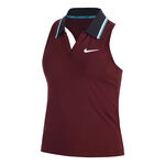 Nike Oblečenie Nike Court Dri-FIT Slam Sportovní Tílko Dámy-Tmavě Červená