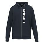 HEAD Oblečenie HEAD Club Original Full Zip Mikina S Kapuc&iacute; Muži-Tmavě Modr&aacute;