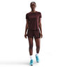 Dri-Fit One Mid Rise 2in1 3in Šortky Dámy - tmavě červená, stříbrná