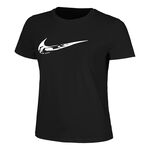 Nike Oblečenie Nike Dri-Fit One Swoosh Bežecké Tričko Dámy-Černá